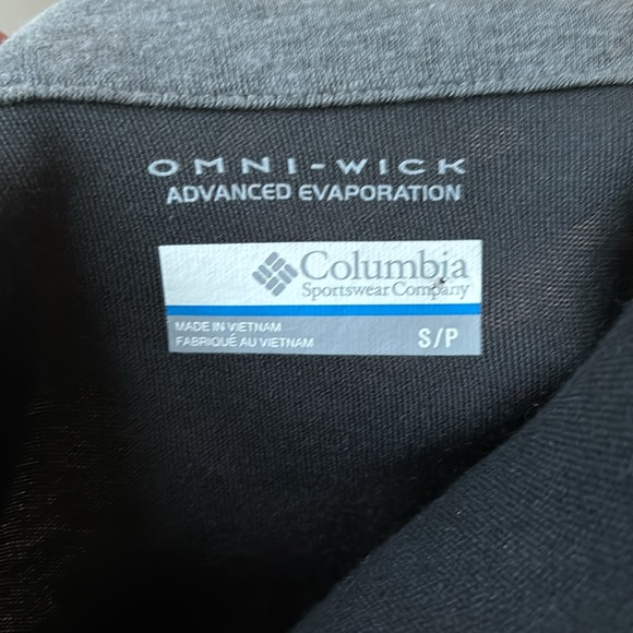 Columbia Omni-Wick Gray Half Zip Long Sleeve Active Dress Size S - Picture 5 of 5